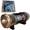 1/20 WS-15 Turbofan Jet Engine Model Kit Frighter Engine Model DIY Assembly Electric Model Engine Kit for Adults (150+ PCS) view 1