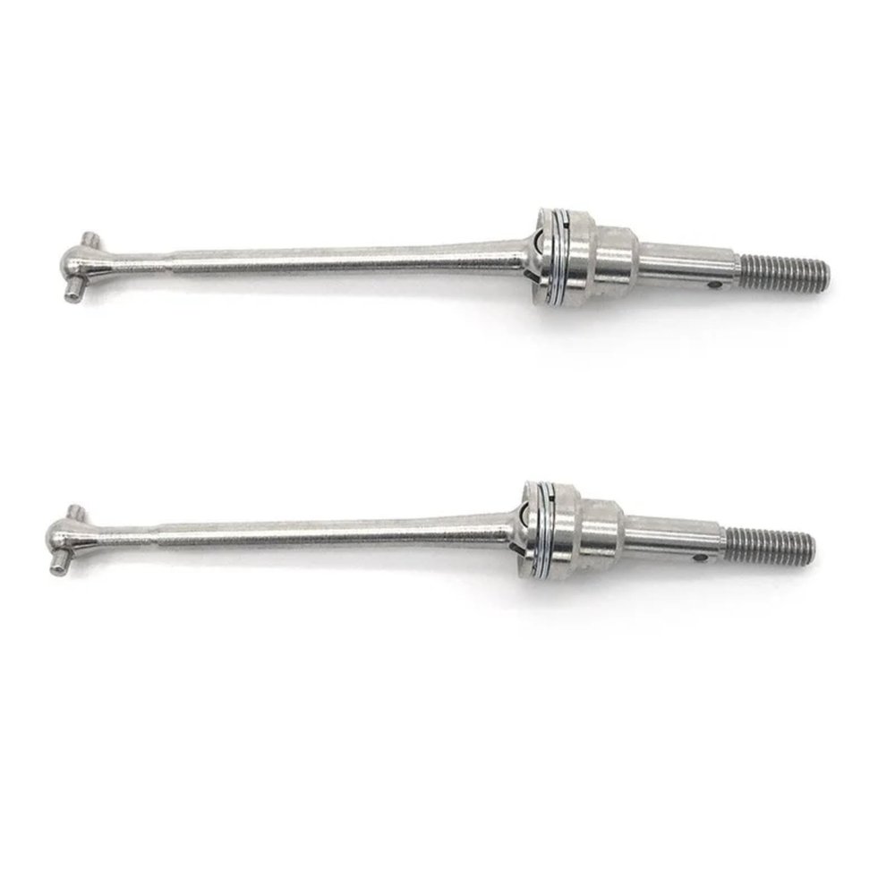 RC Drive Shafts For WLtoys 12428 12423 1/12 2Pcs Metal Front CVD Drive Shaft RC Car Crawler Short Course Truck Repairs Replacements Parts