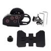 Rc Parts For Axial For SCX10 II III For Capra For TRX4 For LCG 1/10 RC Crawler 2Low Gearbox Middle Transmission Box With Overdrive Gear Upgrade Parts(Black) view 1