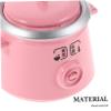 Gogogmee Cute Mini Electric Rice Cooker for Dollhouse Kitchen Appliance with Realistic Details and Accessories Pretend Play for Imaginative Cooking Fun and Creative Display view 3