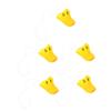 BRIGHTFUFU 5pcs Realistic Duck Nose Masks Lightweight Cosplay Props for Halloween Party Fun Masquerade Animal Costume Accessory with Easy Maintenance and Lifelike Duckbill Design view 1