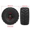 RC Car Tyres Wheels For Axial For SCX24 For FMS For FCX24 K5 For Blazer AX24 1:24 4pcs Tires With Wheels Rim RC Car Parts Accessories And Upgrades Repair view 3