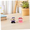 BRIGHTFUFU 6pcs Halloween Wind-up Walking Teeth with Jumping Eyes Funny Plastic Novelty for Adults Portable Party Favors for Halloween Birthday Carnival Celebration view 4