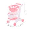 BRIGHTFUFU 8pcs Miniature Shopping Cart for Lightweight Plastic Supermarket Trolley Childsafe Handheld Grocery Utility Carts for Pretend Use Skill Development and Group Interaction view 2
