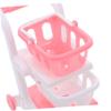 BRIGHTFUFU 8pcs Miniature Shopping Cart for Lightweight Plastic Supermarket Trolley Childsafe Handheld Grocery Utility Carts for Pretend Use Skill Development and Group Interaction view 3