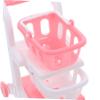 COOLHIYA 8pcs Mini Shopping Cart Double Pretend Play Trolley for Plastic Utility Cart for Indoor Outdoor Role Play and Cognitive Development view 3