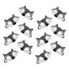 BCOATH 12pcs Half Face Wolf Masks for Halloween Cosplay with Realistic Felt Design Comfortable Fit and Easy to Wear Dress Up Accessories for Masquerade Parties and Themed Events view 1