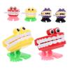 BCOATH 6pcs Halloween Wind-up Walking Teeth with Bouncing Eyes and Feet Funny Novelty for Boys and Spooky Party Favors for Halloween and Birthday Celebrations view 1