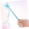 BCOATH 8pcs Fairy Wands Lightweight Plastic Sticks with Creative Wing Pattern for Cosplay Party Photo Props view 3