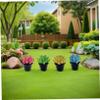 BRIGHTFUFU 24pcs Miniature Succulents Potted Plants Artificial Tiny Greenery Ornaments Lightweight Portable Fake Cactus for Dollhouse Crafts Office Desk Decoration view 4
