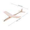 COOLHIYA 4pcs Wooden Airplane Model Kit DIY Educational Glider Planes for Adults Smooth Hand-Finished Wood Craft Science Learning for Classroom and Family Outdoor Activities view 2