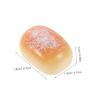 BRIGHTFUFU 50pcs Miniature Resin Bread Models Artificial Coconut Bread Decorations for DIY Craft Mini Food Simulation Props for Kitchen Home Display and Dollhouse Accessories view 2