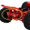 Aluminum Alloy Front and Rear Bumper Set Compatible with MJX Hyper Go 14209 14210 1/14 RC Car Metal Upgrade Parts (BLACK) view 2