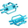 Aluminum Alloy Front and Rear Bumper Set Compatible with MJX Hyper Go 14209 14210 1/14 RC Car Metal Upgrade Parts (BLACK) view 3