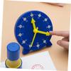 WHAMVOX 3pcs Clock Educational Tool for Early Learning with Detachable Sweep Hand for Classroom and Home Use 3 pcs 10cm view 3