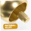 KONTONTY Metal Automatic Flip Gyro for Wear-Resistant Metal Gyroscope Educational Hand-Eye Coordination Enhancer Fun Party Favor view 3