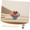 BRIGHTFUFU 2pcs Miniature Fake Sushi Realistic Japanese Rice and Fish Simulation Play Kitchen Accessories for Food Photography Party Display view 3