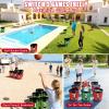 Yazzropt Giant 3-in-1 Outdoor Backyard Party Game Set  Bucket Golf, Yard Pong Basketball & Toss Games  Large Outdoor/Indoor Lawn Games for Adults & Families, Beach & Camping view 2
