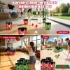 Yazzropt Giant 3-in-1 Outdoor Backyard Party Game Set  Bucket Golf, Yard Pong Basketball & Toss Games  Large Outdoor/Indoor Lawn Games for Adults & Families, Beach & Camping view 4