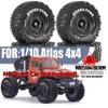 4PCS 1.9'' Metal Wheel Rim Tire Tyre 120x48mm Hex Hub 12mm RC Spare Parts for 1/10 TRAXXAS TRX4 RGT EX86181 Yikong Crawler RC Car view 3
