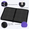 12 Pocket Card Binder, Zipper Trading Card Binder, 720 Large Capacity Side Loading Non-Ring Card Album, Double Sided Acid-Free Card Protector Binder, Card Collection for TCG, MTG, Sport Card, Purple view 4