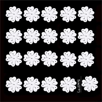 100pcs Balloon Clips Flower Shape Balloon Clips Decoration Accessories Plum Clip for Baby Shower Wedding Birthday Party Plastic Clip Globos balloon