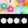 100pcs Balloon Clips Flower Shape Balloon Clips Decoration Accessories Plum Clip for Baby Shower Wedding Birthday Party Plastic Clip Globos balloon view 3