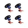 4 Sets FS90R 360 Degree Continuous Rotation RC Servo 6V 1.5KG with Tires view 1