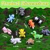 3D Printed Articulated Animal Figures Set Flexible Mini Fidget Animals, Bulk Party Favors, Classroom Prize Box Rewards, Goodie Bag Fillers, Desk Pets for Kids Boys Girls view 2