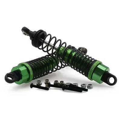 RC Car Shock Absorbers For Hpi Venture For Fj Cruiser 1:10 2 Pcs Alloy Oil Filled Shock Absorber RC Tracked Model Car Parts(Green)