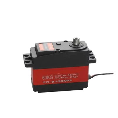60KG TD-8160MG high Torque semi-Metal Digital servo Motor 90/180/270/360 Degree Angle controllable(180 Degree)
