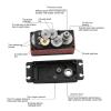 60KG TD-8160MG high Torque semi-Metal Digital servo Motor 90/180/270/360 Degree Angle controllable(180 Degree) view 3