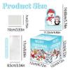 Christmas Money Holders for Cash, Pull Out Snowman Money Box Holder with 50PCS Bags for Kids Adults Merry Christmas Party Decor (Green 1pcs) view 3