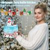 Christmas Money Holders for Cash, Pull Out Snowman Money Box Holder with 50PCS Bags for Kids Adults Merry Christmas Party Decor (Green 1pcs) view 4