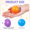 Civaner 12 Pieces Multi Colored Plastic Replacement Balls Small Bulldozer Popper Toy Balls 1.75 Inch Soft Crush Proof Air Filled Ocean Ball for Toddlers (Vibrant) view 3