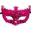 Princess Mask - Sequin Lace Venetian Half Face Mask for Parties(Red) view 2