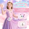 13PCS Unicorn Cat Toys Gifts for Girls 4-6 7 8 9 10 Years Old, Girls Birthday Gifts Set with Light Up Star Pillow DIY Water Bottle Kits, for Daughter Niece Christmas Birthday Baskets for Kids view 4