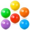 Civaner 6 Pieces Multi Colored Plastic Replacement Balls Small Bulldozer Popper Toy Balls 1.75 Inch Soft Crush Proof Air Filled Ocean Ball for Toddlers (Vibrant) view 1