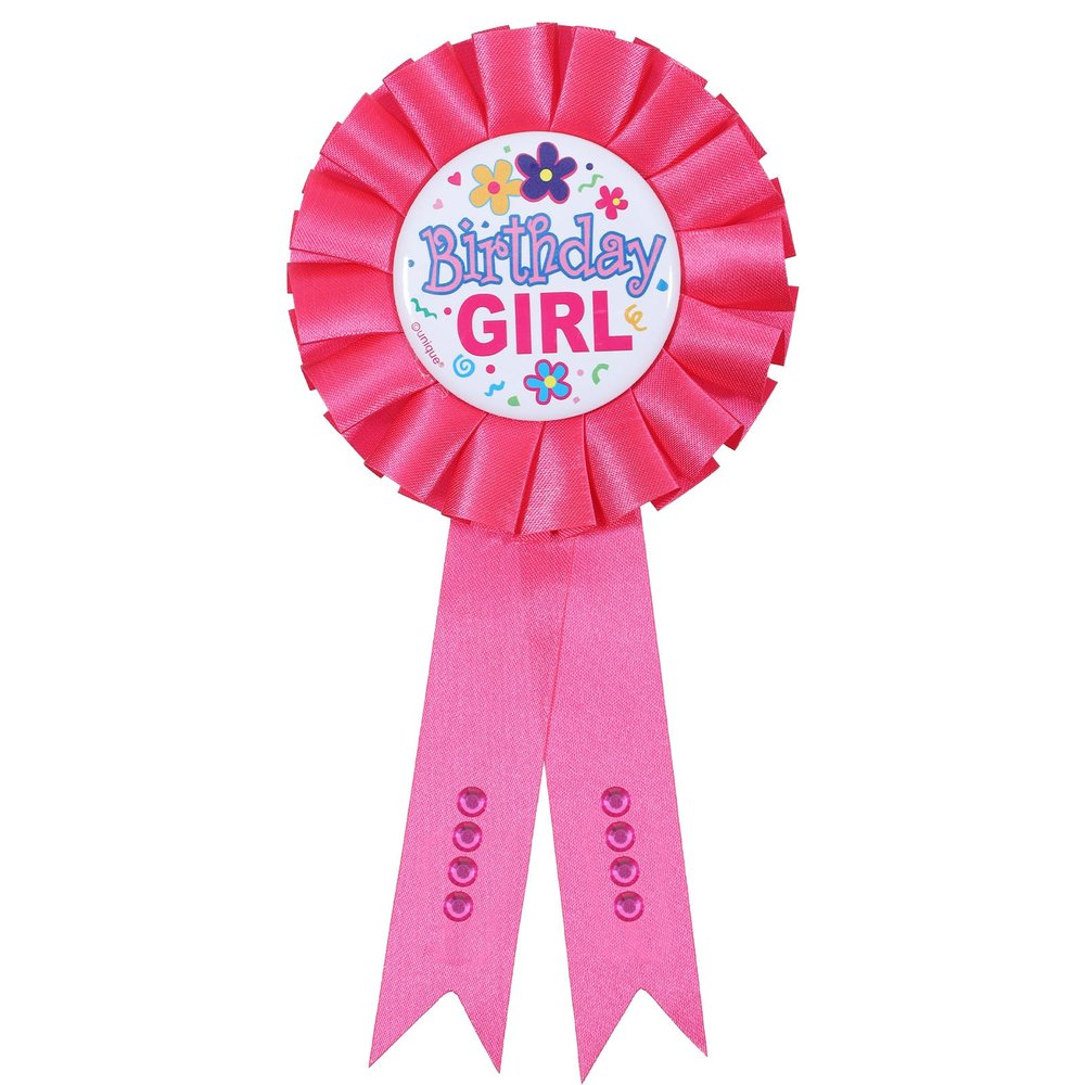 Birthday Pin for Girl, Its My Birthday Pin for Women Pink Satin Grosgrain Ribbon Badge Brooch Pins Women Girls Kids for Party Accessories