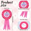 Birthday Pin for Girl, Its My Birthday Pin for Women Pink Satin Grosgrain Ribbon Badge Brooch Pins Women Girls Kids for Party Accessories view 2