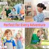 LEENK Video Walkie Talkies for Kids 2 Pack  Rechargeable Video Intercom Handheld, Indoor & Outdoor Range, Easy Use for Ages 3-12, Eco ABS, Clear Voice & Long Distance Communication (Green & Purple) view 4
