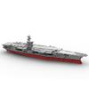 PuzzRyxius CVN-65 USS Enterprise Aircraft Carrier Building Blocks, 1/350 Nuclear-Powered Aircraft Carrier WW2 Military Battleship Model, Collectible Construction Warship Model Gifts for Military Fans view 3