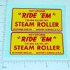 Replacement for fits Pair Keystone Ride Em Steam Roller Stickers KY-020 view 1
