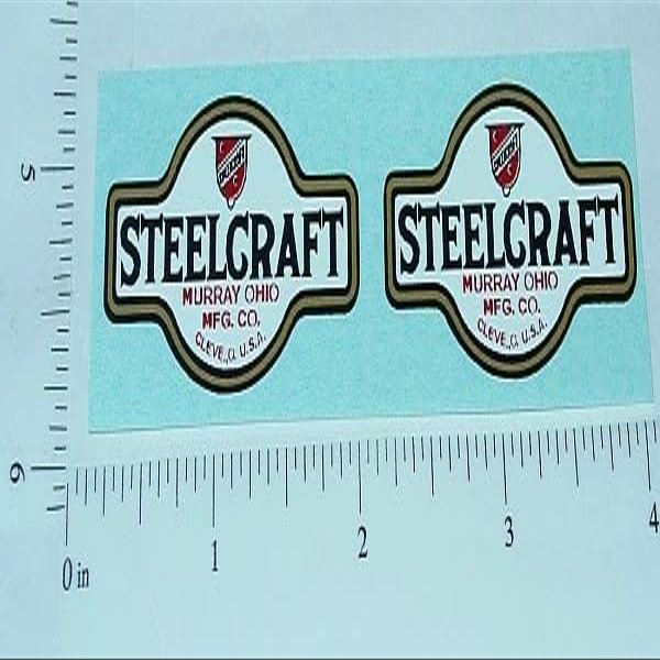 Replacement for fits Pair Steelcraft Toy Trucks Replacement Logo Stickers SC-007