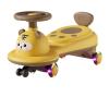 Push Car Ride On Toy with Flash Wheel Traction Rope Anti-Rollover Foot-to-Floor Walker Wiggle Car(Yellow) view 1