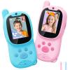Eveedo Video walkie talkies for kids,2 Pack Rechargeable Kids Walkie Talkies can send message,Christmas Birthday Gifts for kid Age 3-12,Portable Toddler Toy for 4 5 6 7 8 9 Year Old Girl Boy Pink/Blue view 1