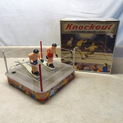 Replacement for fits Vintage Knockout Electronic Boxing Game + Box, Early Toy, St. Louis, MO.