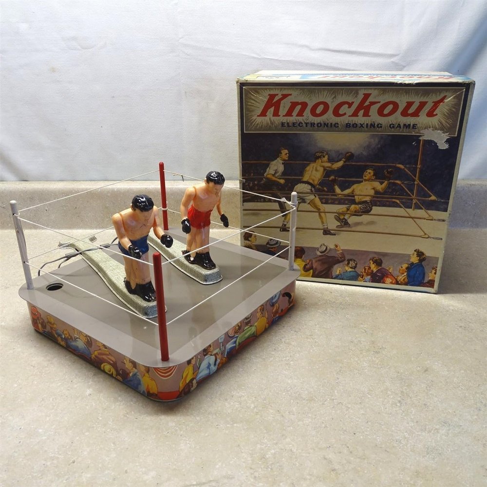 Replacement for fits Vintage Knockout Electronic Boxing Game + Box, Early Toy, St. Louis, MO.