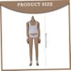 Action Figure Body 12" Lean Male 1/6 Scale Action Figure Detachable Male Doll Body with Underwear Set, Support & Joint Model Flexible Drawing Model, No Head, Drawing view 4