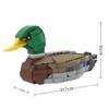 FunKitFX Mallard Bird Building Set, 357PCS Bird Model Animal Blocks Set, Collectible Animal MOC with Display Stand, Creative Gift for Christmas view 3